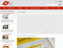 Tablet Screenshot of clubsuizobarcelona.com